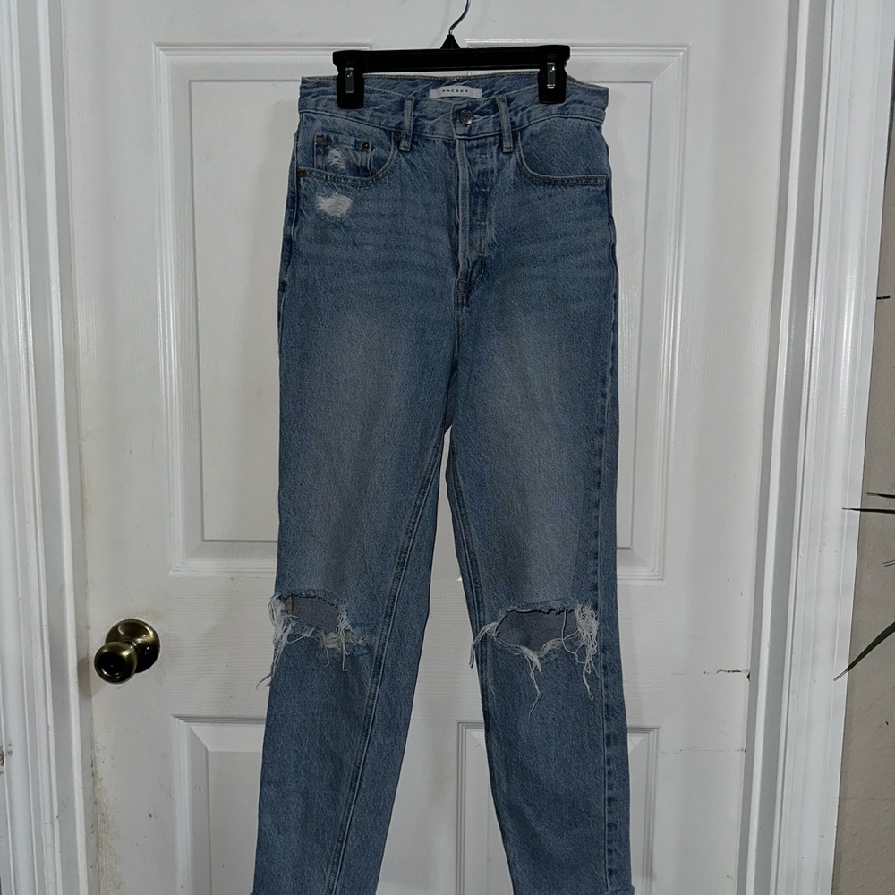 PacSun Distressed Ultra High Rise Slim Jeans